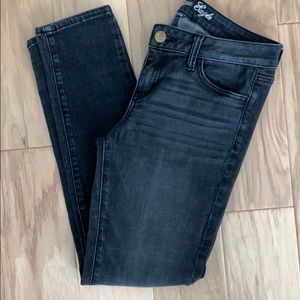 AE black faded jegging pants